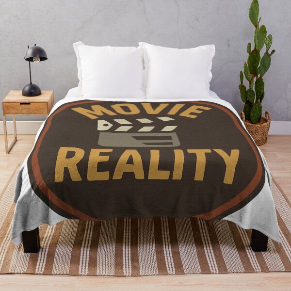 Item preview, Movie Reality – Retro Badge Between Fiction & Truth designed and sold by LoomisDreams.