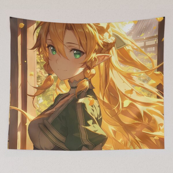Aperçu de l'œuvre Leafa Sword Art Online Anime Sakura Parapluie Élégance créée et vendue par earlobejerk.