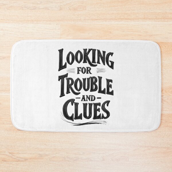 Item preview, Retro Vintage Cozy Detective Mystery Book Club Quote  designed and sold by adlibmaria.