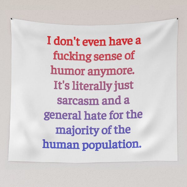 Item preview, No Sense Of Humour Anymore designed and sold by Angry Swan Designs.