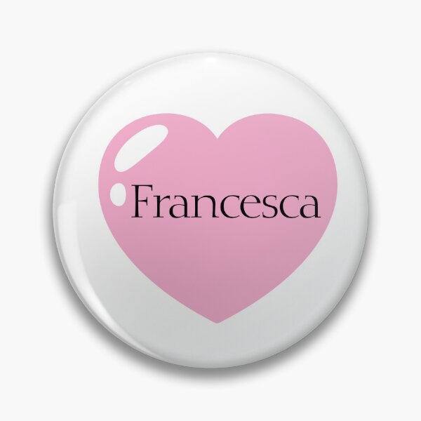 Item preview, Francesca Name with pink Heart  designed and sold by Monika Howarth.