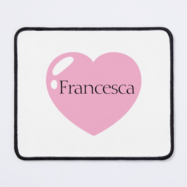 Item preview, Francesca Name with pink Heart designed and sold by Monika Howarth.