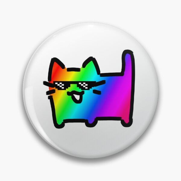 Item preview, Neko - MLG Rainbow designed and sold by ChibiCops.