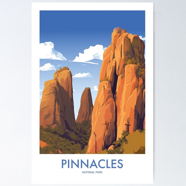 Item preview, PINNACLES NATIONAL PARK TRAVEL ART designed and sold by MarkedArtPrints.
