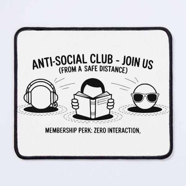 Item preview, Anti-Social Club designed and sold by BumbleChynxBee.
