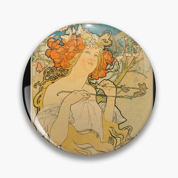 Item preview, Soleil du Dimanche Poster by Alphonse Mucha | Art Nouveau Vintage Print | Elegant Woman Wall Art | French Decorative Artwork designed and sold by artofuniverse.