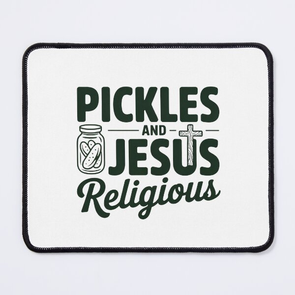 Item preview, Pickles and Jesus Religious T-shirt designed and sold by LaBanana-Art.