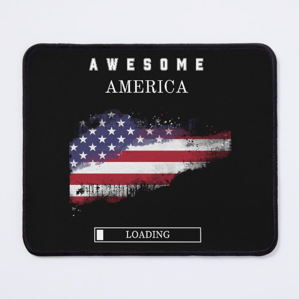 Item preview, Awesome America Loading Bar Patriotic Design designed and sold by TeeArtWorld.