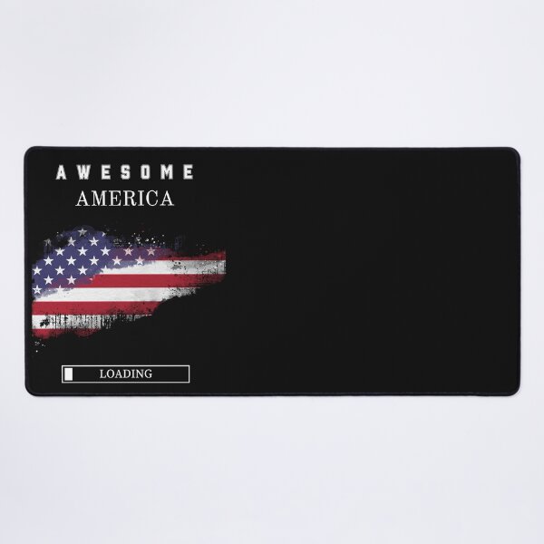 Item preview, Awesome America Loading Bar Patriotic Design designed and sold by TeeArtWorld.