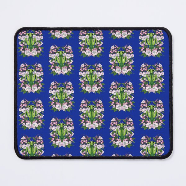 Item preview, Adorable Praying Mantis And Mountain Laurel Blossom designed and sold by taiche.