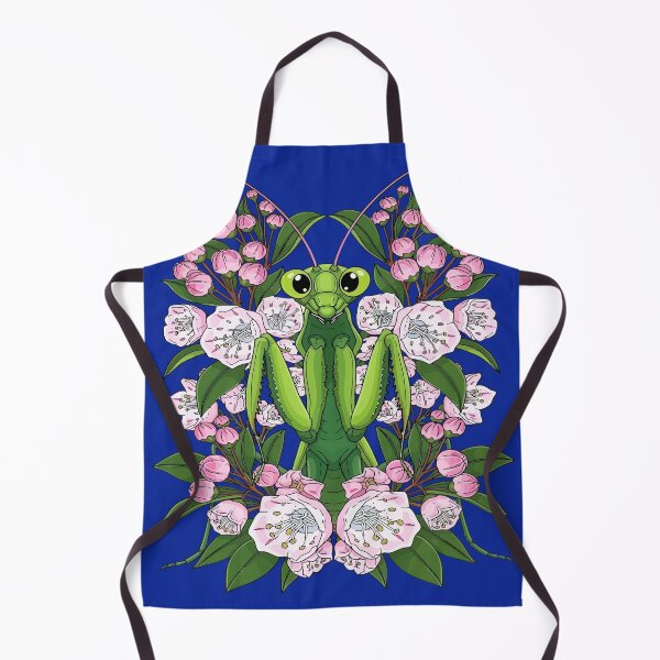 Item preview, Adorable Praying Mantis And Mountain Laurel Blossom designed and sold by taiche.