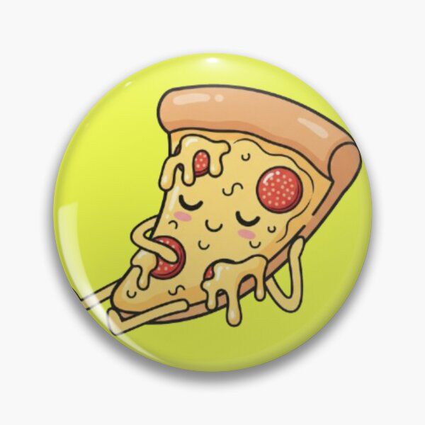 Artikelvorschau, Kawaii Pizzastück – Entspannter Essenscharakter entworfen und verkauft von PunnyBean.