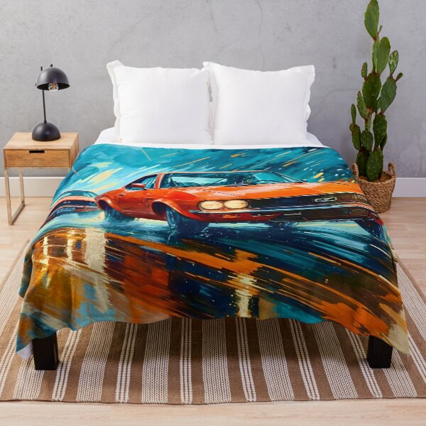 Item preview, Orange Cars Racing in the Rain designed and sold by Ink Art Design.