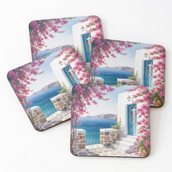 Item preview, Watercolor Mykonos designed and sold by ArtQueen777.