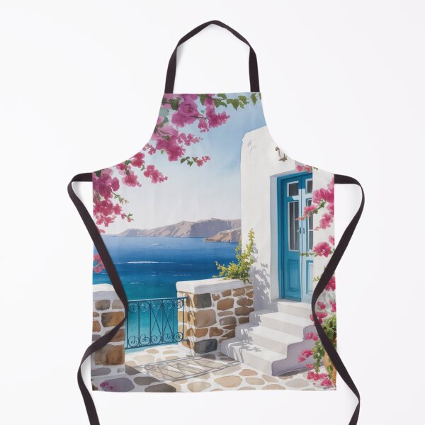 Item preview, Watercolor Mykonos designed and sold by ArtQueen777.