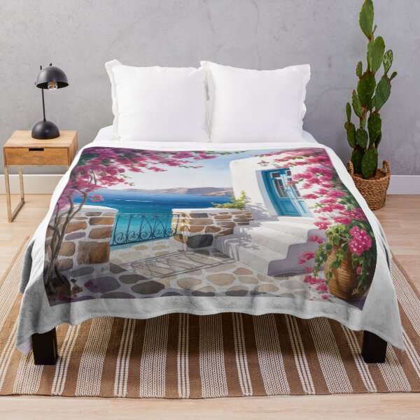 Item preview, Watercolor Mykonos designed and sold by ArtQueen777.