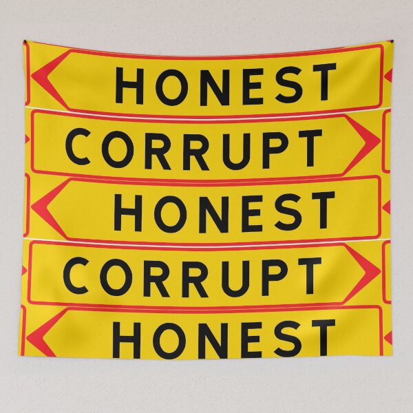 Item preview, Honest or corrupt? designed and sold by ALF2023.