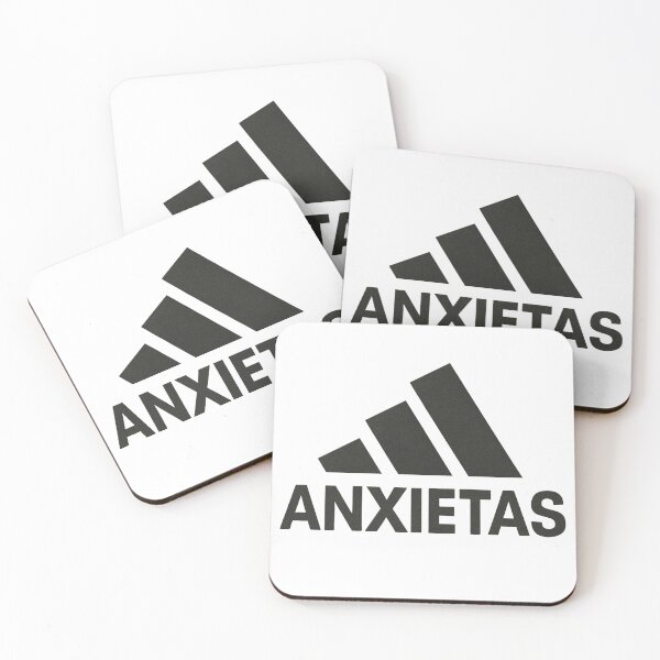 Item preview, ANXIETAS – Minimalist Parody Logo on Mental Health designed and sold by LoomisDreams.
