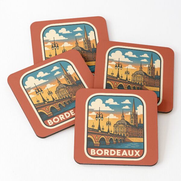 Item preview, Bordeaux Travel Souvenir Sticker designed and sold by rogue-design.