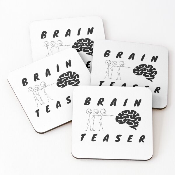 Item preview, BRAIN TEASER designed and sold by PhraseCreatives.