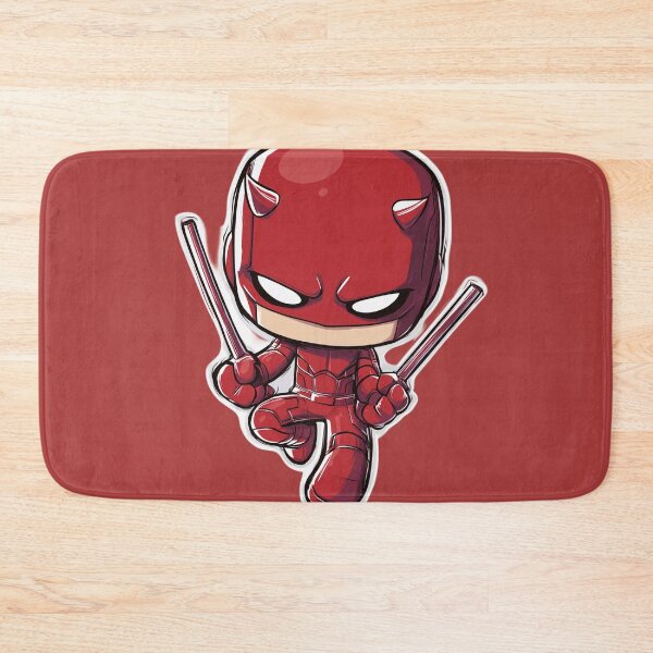 Item preview, Little Red Vigilante in Action – Dynamic Chibi Hero Design designed and sold by LoomisDreams.