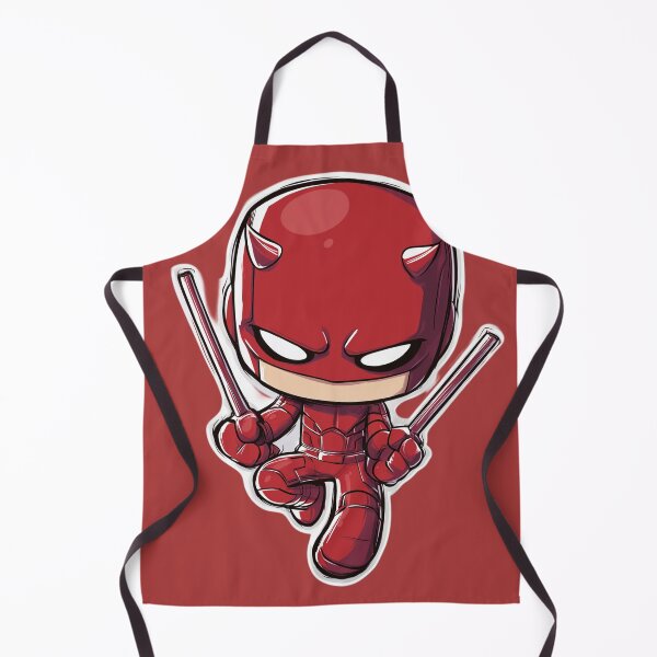 Item preview, Little Red Vigilante in Action – Dynamic Chibi Hero Design designed and sold by LoomisDreams.
