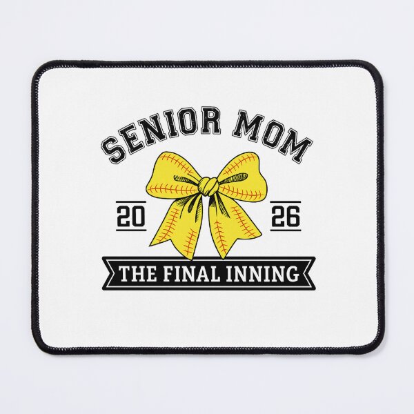 Item preview, Senior Mom Yellow Bow Final Inning Design designed and sold by haitrieuic96.