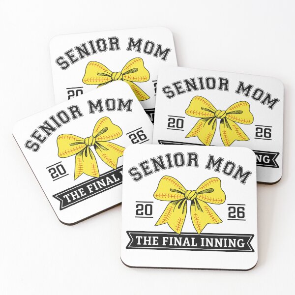 Item preview, Senior Mom Yellow Bow Final Inning Design designed and sold by haitrieuic96.