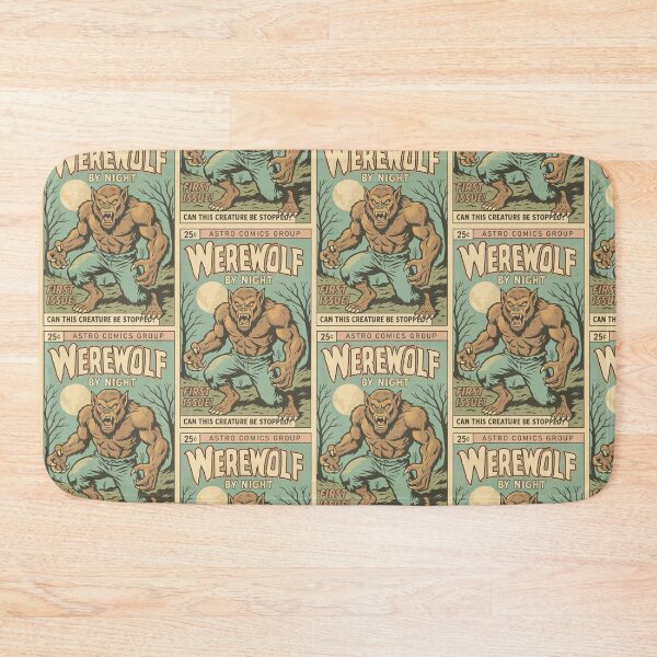 Item preview, Retro Werewolf Comic designed and sold by Hadrion.
