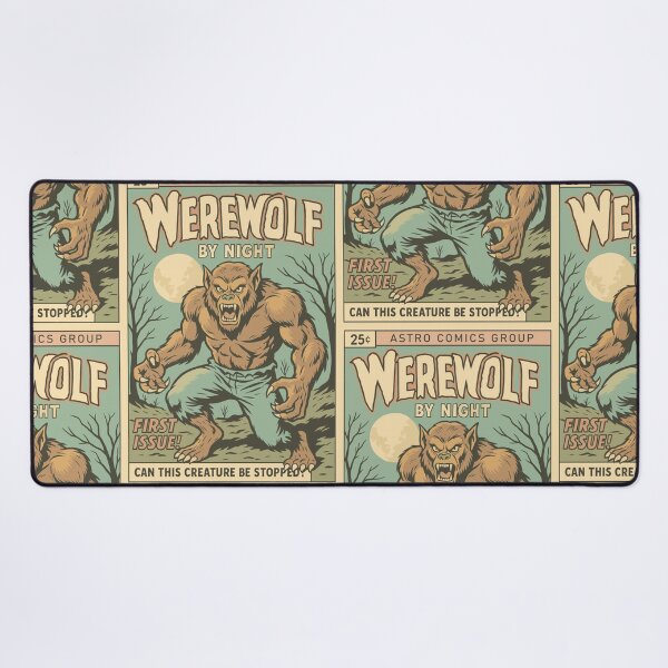 Item preview, Retro Werewolf Comic designed and sold by Hadrion.