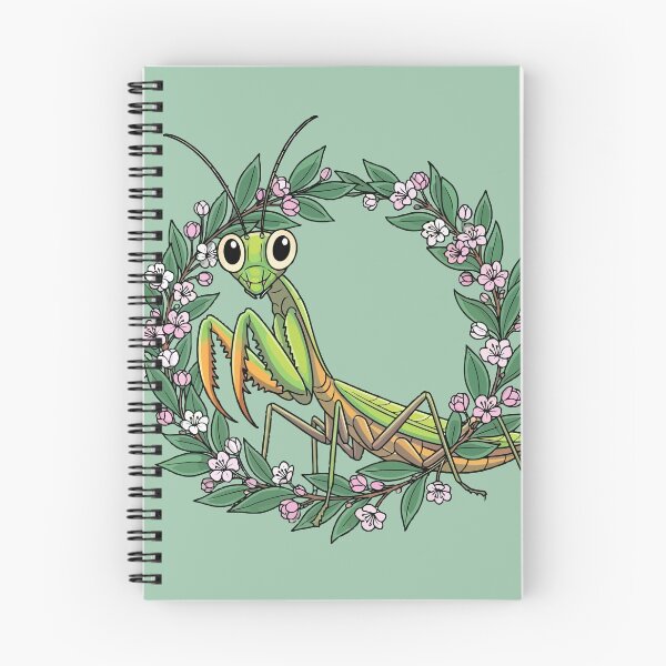Item preview, Cute Praying Mantis And Mountain Laurel Blossom designed and sold by taiche.
