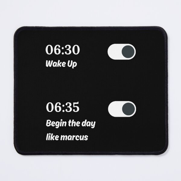 Item preview, Stoic Morning Alarm Notification - Daily Stoic Life designed and sold by LexaArtworks.