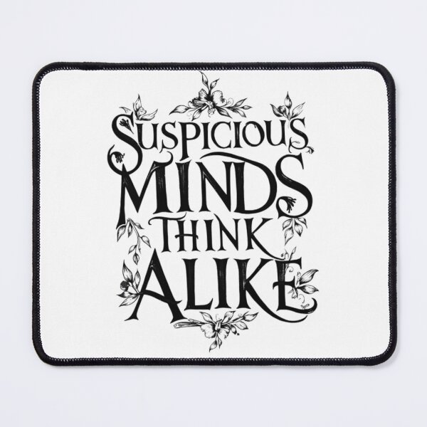 Item preview, Suspicious Detective True Crime Fan Medieval Vintage Art Black Text designed and sold by adlibmaria.