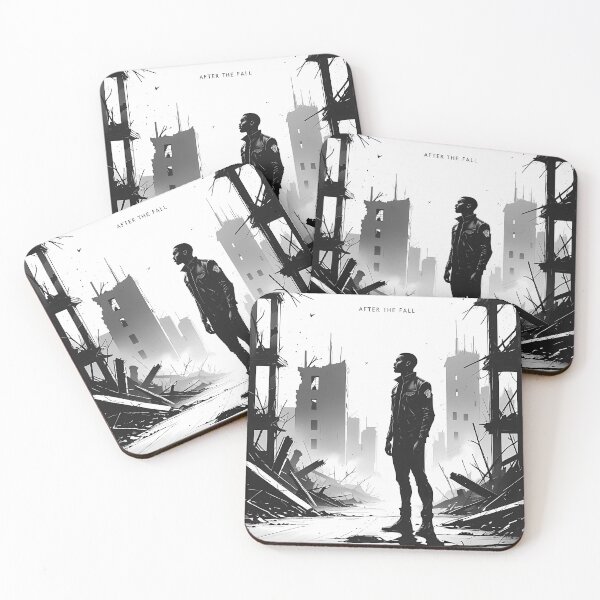 Item preview, After the Fall — Post-Apocalyptic Minimalist Print | Dark Solitude Art designed and sold by MonteLines.