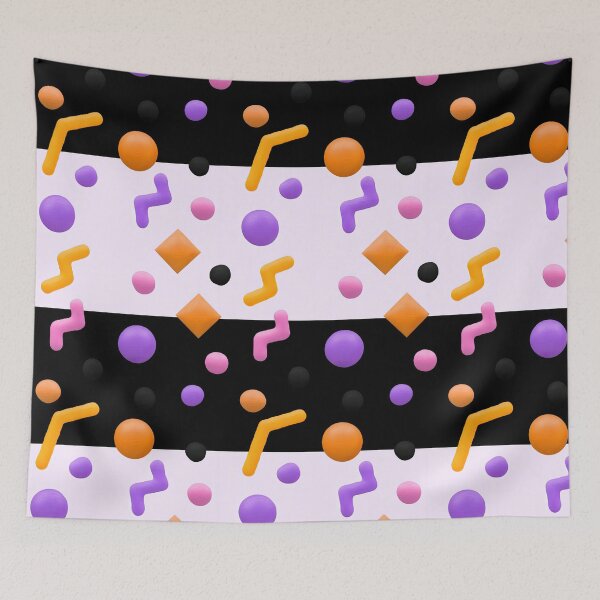 Item preview, Playful Midcentury Geometrics with Teal and Mustard designed and sold by Piotrek0001.