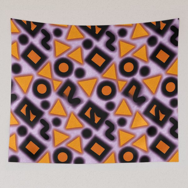 Item preview, Vintage Abstract Pattern with Midcentury Color Blocking designed and sold by Piotrek0001.