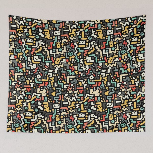 Item preview, Retro Design Featuring Walnut and Teal Accents designed and sold by Piotrek0001.