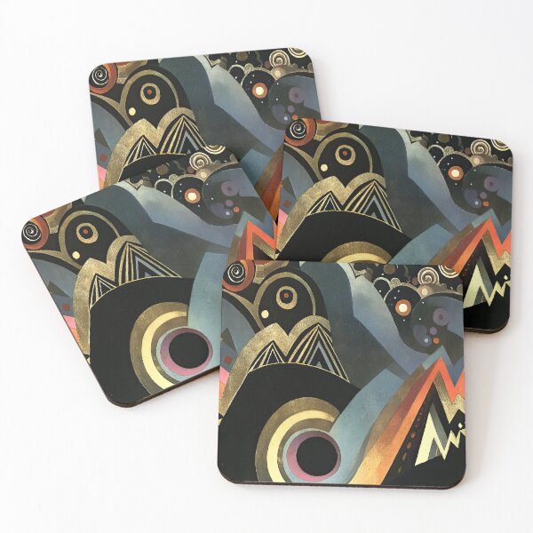 Item preview, Retro Blocks and Lines with Playful Color Scheme designed and sold by Piotrek0001.