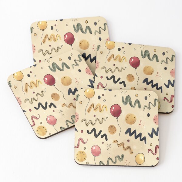Item preview, Retro Abstract Shapes and Harmonious Color Composition designed and sold by Piotrek0001.