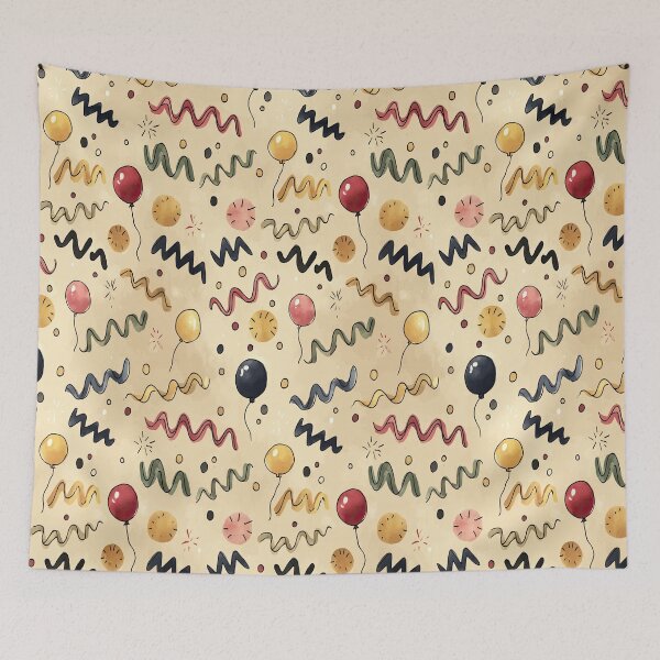 Item preview, Retro Abstract Shapes and Harmonious Color Composition designed and sold by Piotrek0001.
