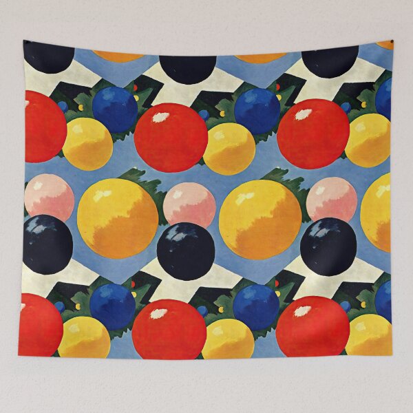 Item preview, Stylish Midcentury Pattern in Teal and Mustard designed and sold by Piotrek0001.