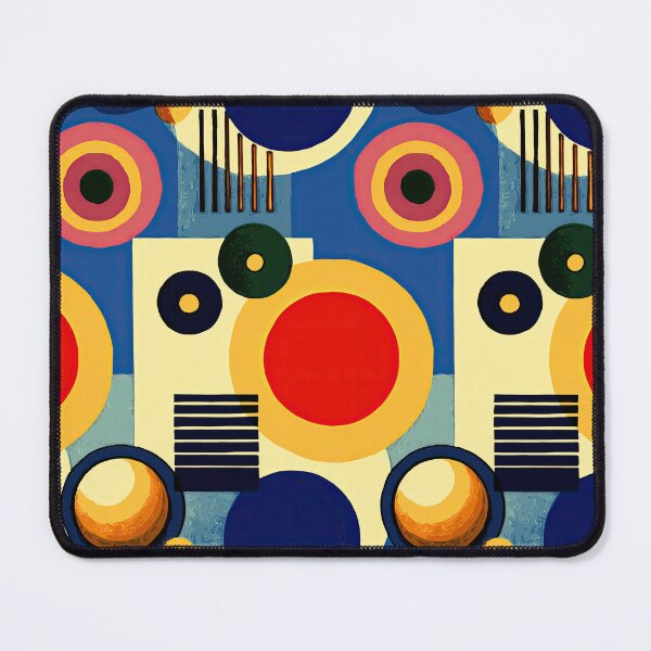Item preview, Abstract Wall Art in 50s Color Style designed and sold by Piotrek0001.