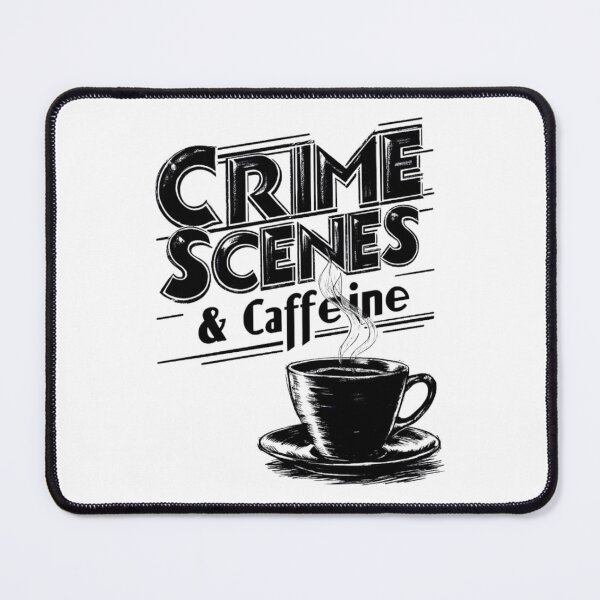 Item preview, True Crime Coffee Lover Vintage Art Mystery Book Club Black Text designed and sold by adlibmaria.