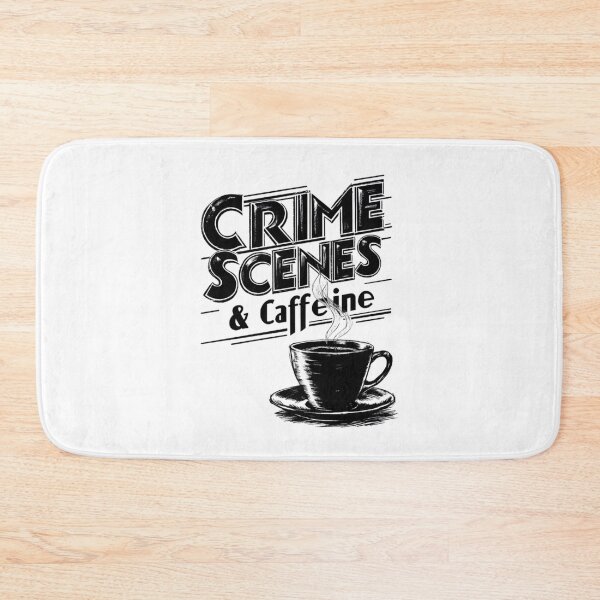 Item preview, True Crime Coffee Lover Vintage Art Mystery Book Club Black Text designed and sold by adlibmaria.