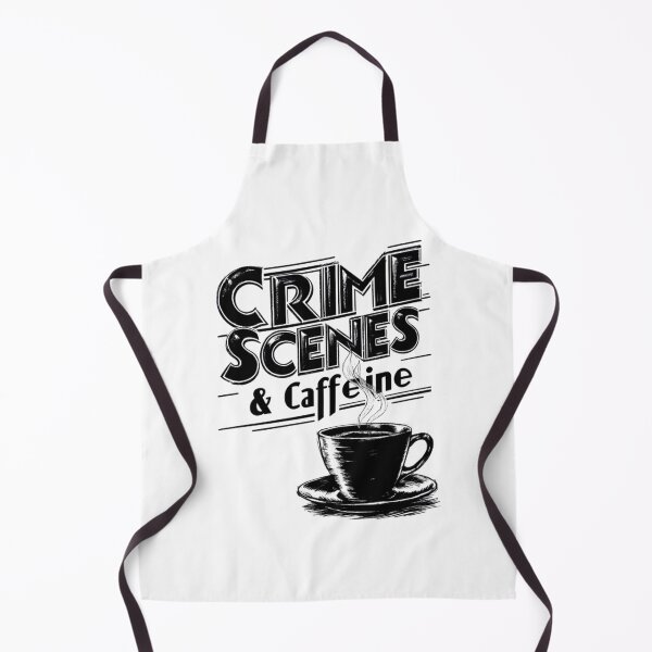 Item preview, True Crime Coffee Lover Vintage Art Mystery Book Club Black Text designed and sold by adlibmaria.