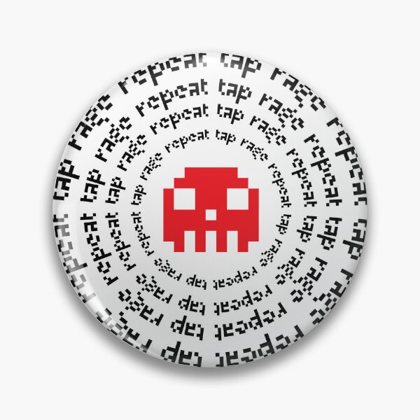 Item preview, Tap Rage Repeat: Not a Noob Just Emotionally Unstable designed and sold by KomixsDesign.