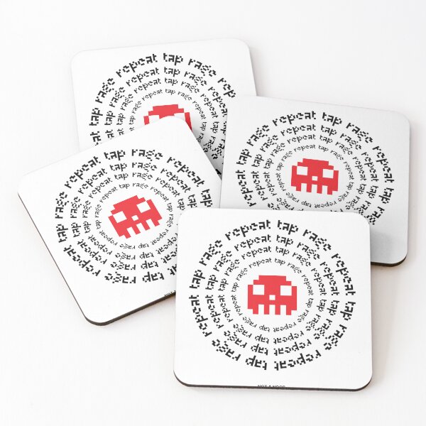 Item preview, Tap Rage Repeat: Not a Noob Just Emotionally Unstable designed and sold by KomixsDesign.