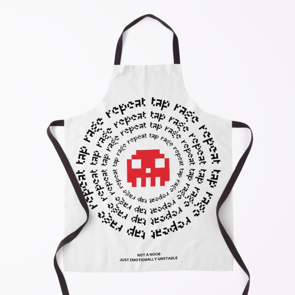 Item preview, Tap Rage Repeat: Not a Noob Just Emotionally Unstable designed and sold by KomixsDesign.