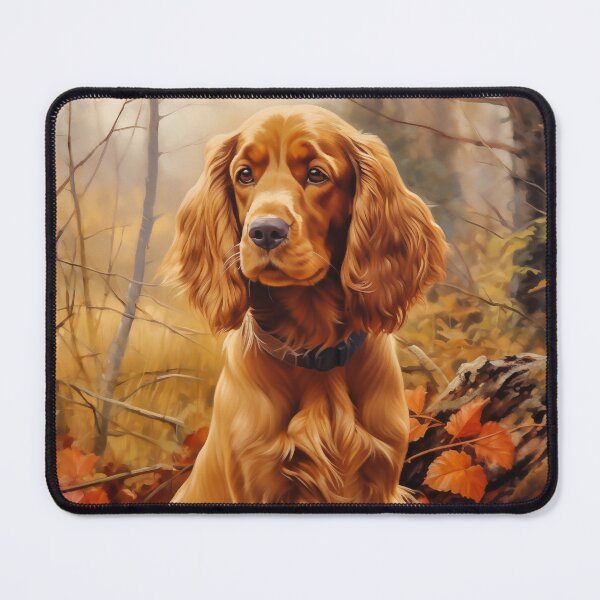Item preview, English Cocker Spaniel in Autumn Forest designed and sold by PetsArt.
