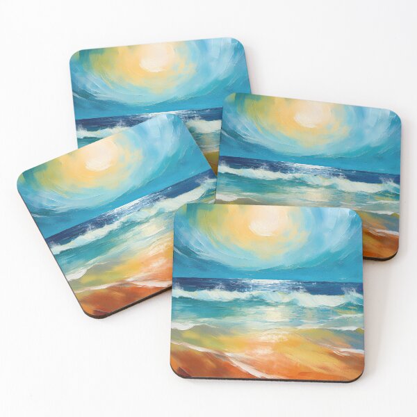 Item preview, Abstract Sunny Seascape designed and sold by Jill Nightingale.